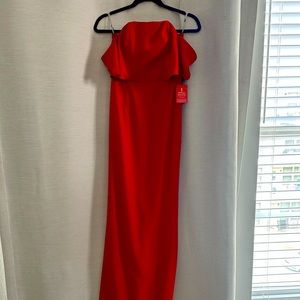 New with Tags ASOS Long Red Dress